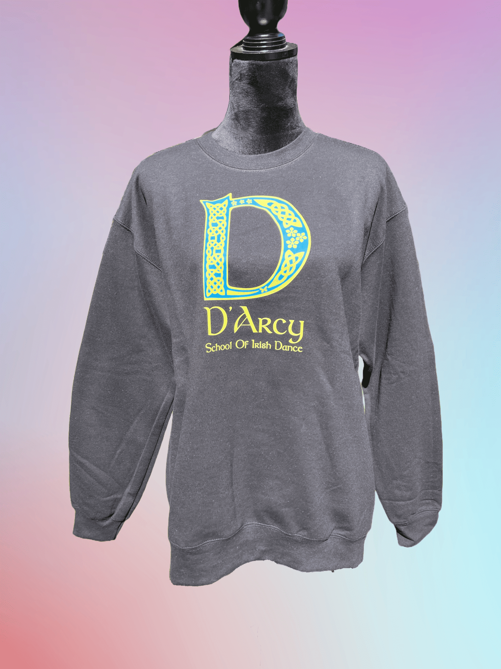 A sweatshirt with the letter d on it.